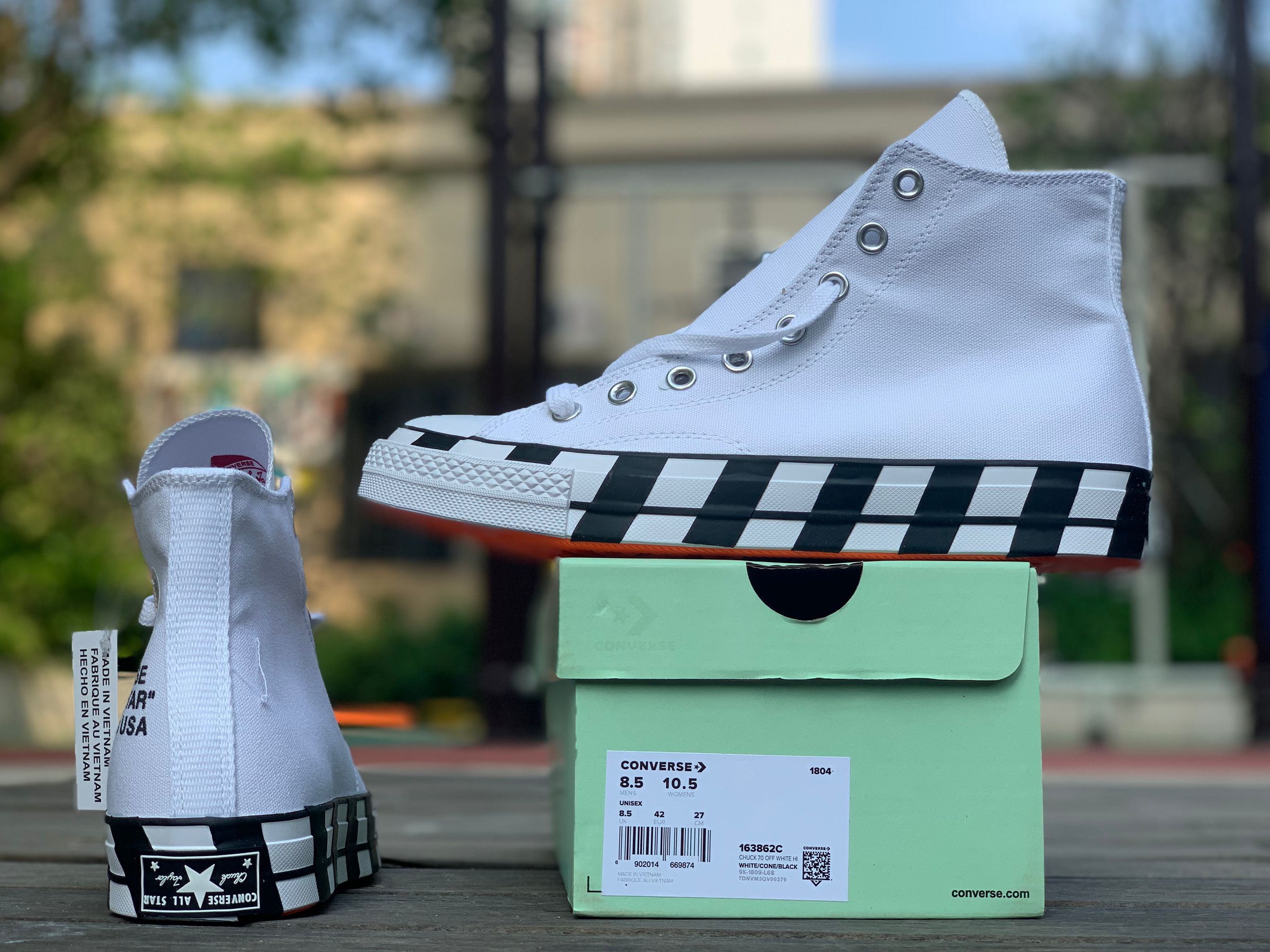 Off White X Converse Chuck 70 Stripe White 163862c 10 - www.kickbulk.cc